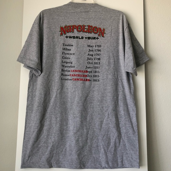 Napoleon World Tour Graphic Mens T Shirt - Picture 4 of 7